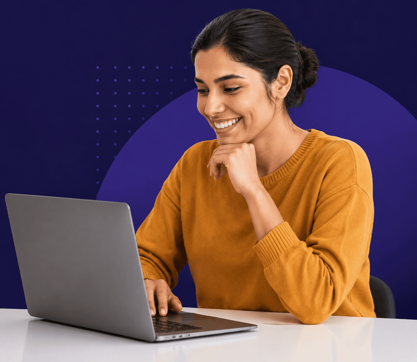 Learner using the ProCare Hub platform