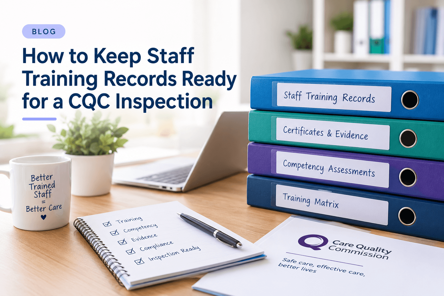 How to Keep Staff Training Records Ready for a CQC Inspection